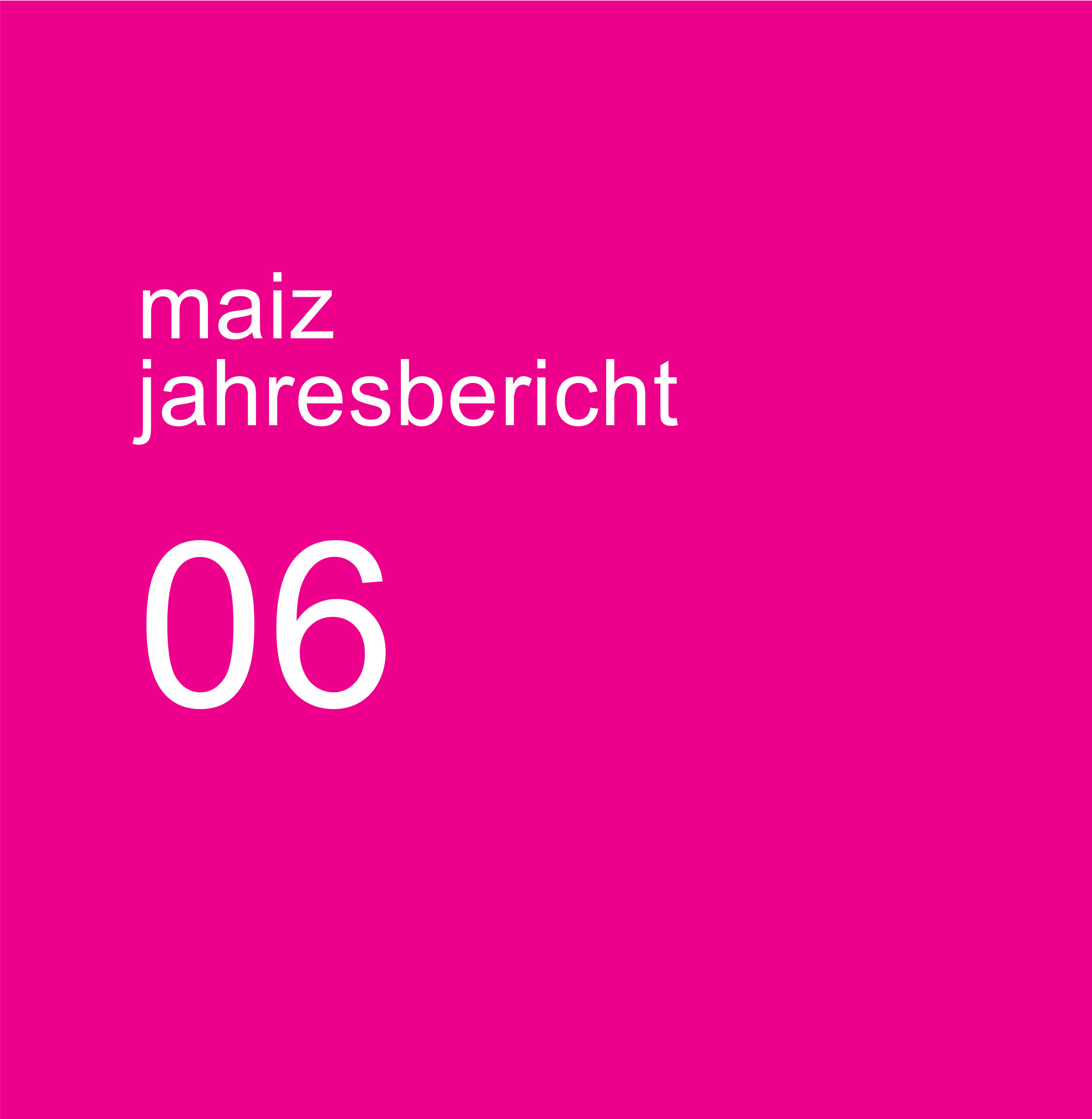 Jahresbericht 2006