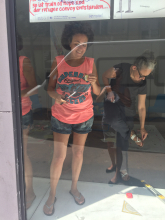 Feiern der Ausstellung