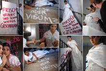 <p>Fotokollektion "Geschiedene Braut"</p>