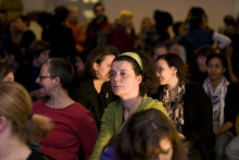 Das Publikum bei der Festtagsrede