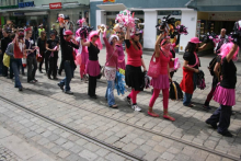 Umzug bei Demo zum 1.Mai 2010