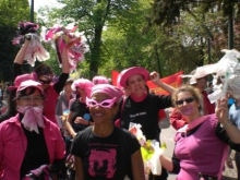 Umzug bei Demo zum 1.Mai 2010