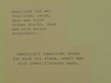 Mobilität und Identität 2
