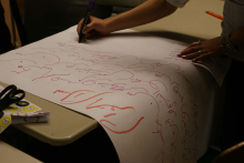 <p>Workshop zur Aktionsvorbereitung</p>
