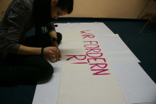 <p>Workshop zur Aktionsvorbereitung</p>
